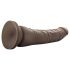 Dr. Skin 8,5 - realistin ruskea dildo, imukuppi (20,5cm)
