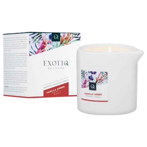 Exotiq - hierontakynttilä - vanilja-meripihka (60g)