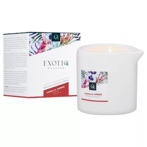 Exotiq - hierontakynttilä - vanilja meripihka - 60g