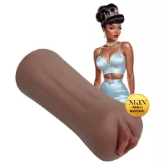   XKIN Beauty Queen Lulu - aidonnäköinen tekovagina-masturbaattori (tumma naturaalin sävyinen)