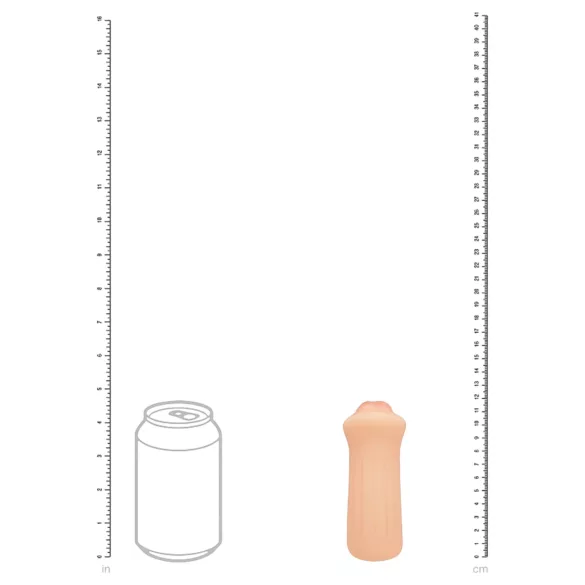 XKIN - aidon tuntuinen tekosuu-masturbaattori - S (nude)