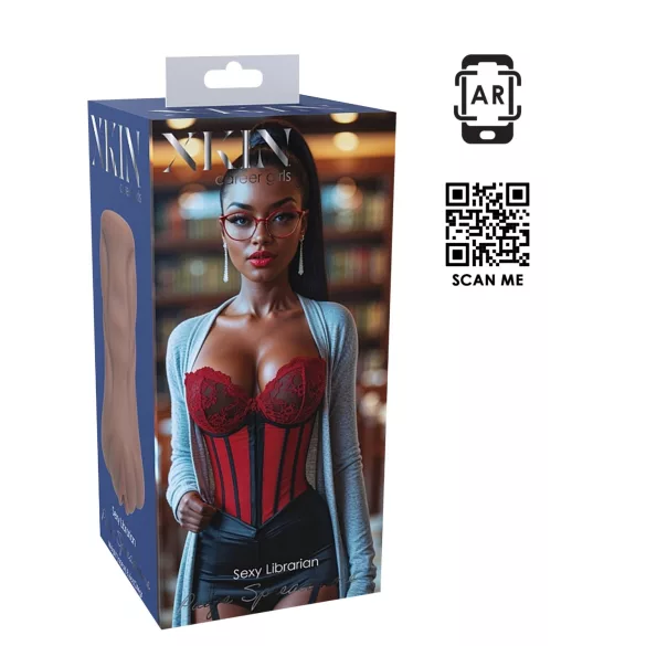 XKIN Librarian Paige - aidonnäköinen tekovagina-masturbaattori (nude)