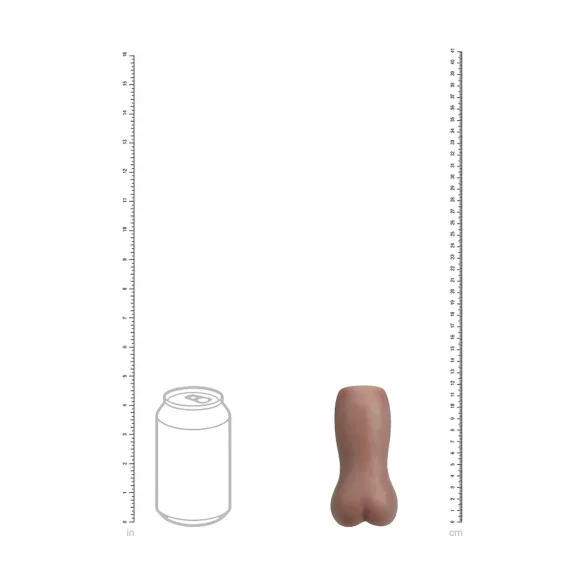 XKIN Eternal Asha - aidonnäköinen tekopersep masturboija (nude)
