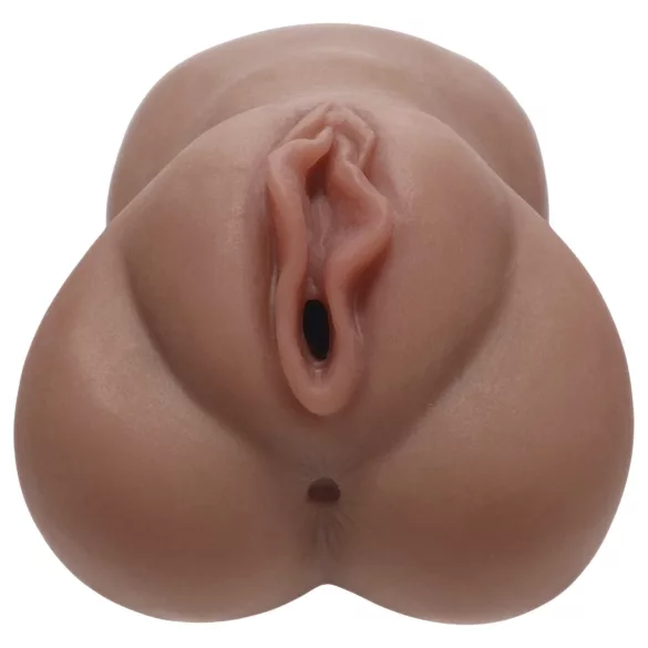 XKIN - aidon tuntuinen tekovagina - L (tumma nude)