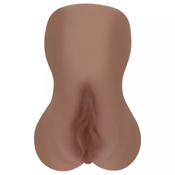 XKIN - aidon tuntuinen tekovagina - L (tumma nude)