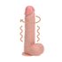REALROCK - pyörivä vibraattori - luonnollinen (20,5cm)