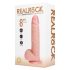 REALROCK - pyörivä vibraattori - luonnollinen (20,5cm)