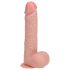 REALROCK - pyörivä vibraattori - luonnollinen (20,5cm)