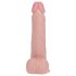 REALROCK - pyörivä vibraattori - luonnollinen (20,5cm)