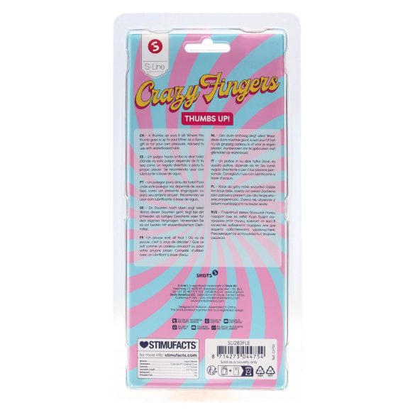 S-Line - peukalodildo - luonnollinen väri