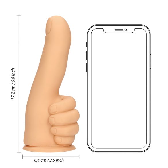 S-Line - peukalodildo - luonnollinen väri