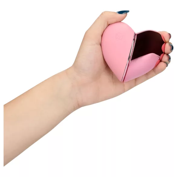 Loveline Tapping Heart - klitoriskiihotin vibraattori ladattava pinkki