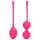 Loveline - painotettu geishasettipallo - 2 osaa (pinkki)