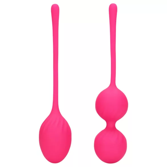 Loveline - Kegel-pallot setti - painotettu - 2 osaa - pinkki