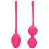 Loveline - Kegel-pallot setti - painotettu - 2 osaa - pinkki
