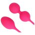 Loveline - painotettu geishasettipallo - 2 osaa (pinkki)