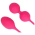 Loveline - Kegel-pallot setti - painotettu - 2 osaa - pinkki