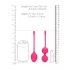 Loveline - Kegel-pallot setti - painotettu - 2 osaa - pinkki