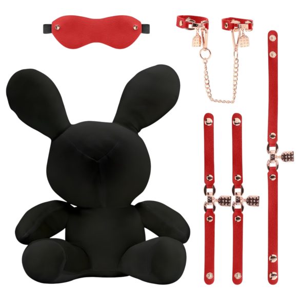 Bondage Rabbit - BDSM pupujussisetti - musta