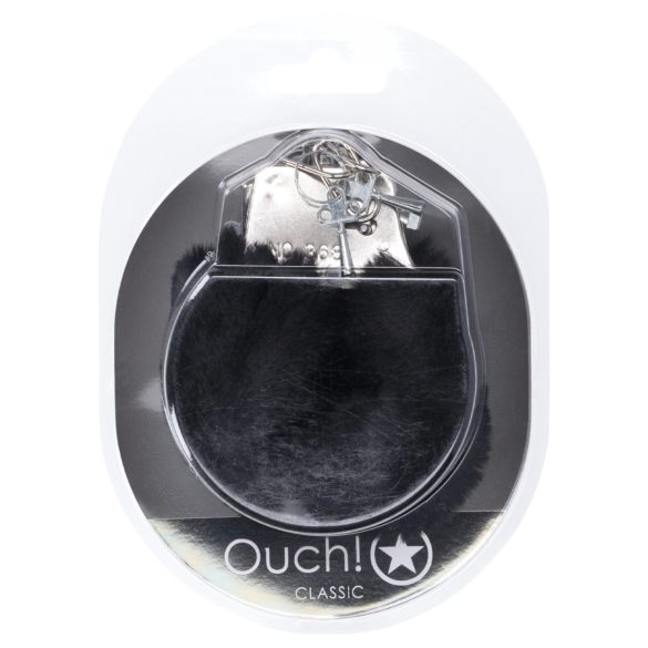 Ouch! - pehmustetut käsiraudat - musta