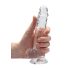 REALROCK - läpinäkyvä realistinen dildo - kirkas (17cm)