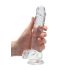 REALROCK - läpinäkyvä realistinen dildo - kirkas (19 cm)