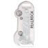 REALROCK - läpinäkyvä realistinen dildo - läpinäkyvä (22cm)