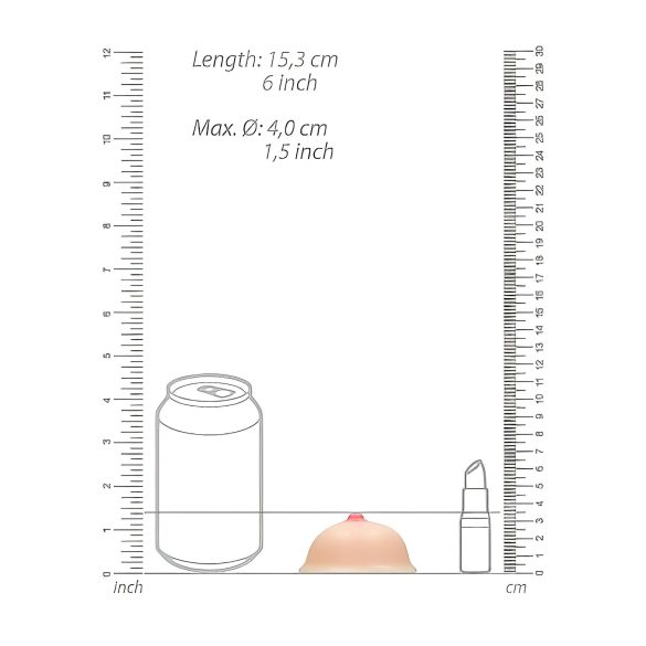 Titty - saippua rinta - luonnollinen - 95g