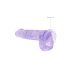 REALROCK - Läpinäkyvä Realistinen Dildo - Lila (15 cm)
