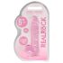 REALROCK - läpikuultava realistinen dildo - pinkki (15 cm)