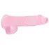 RealRock - realistinen dildo - pinkki läpinäkyvä 15cm