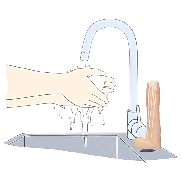 Dicky Cum - penismuotoinen saippua kiveksillä - luonnollinen 250g