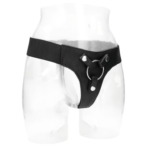 RealRock Elastic - harness alushousut strap-onille - musta