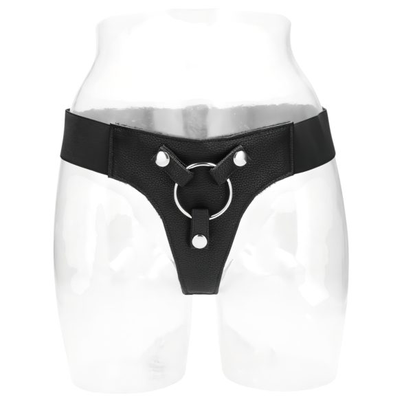 RealRock Elastic - harness alushousut strap-onille - musta