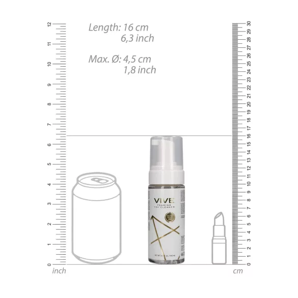 Vive - seksilelujen puhdistusvaahto 140ml