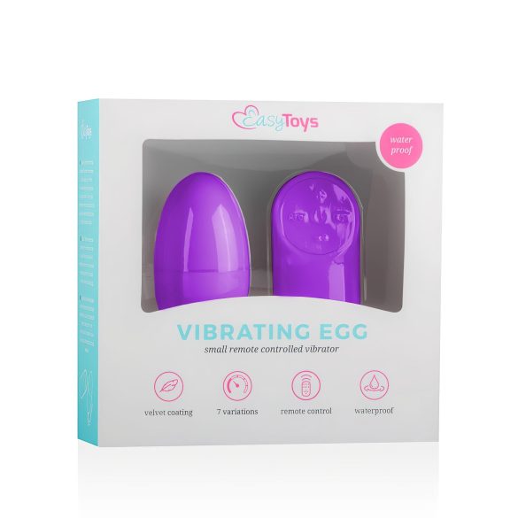 Easytoys - 7-rytminen langaton värinäkananmunan (lila)