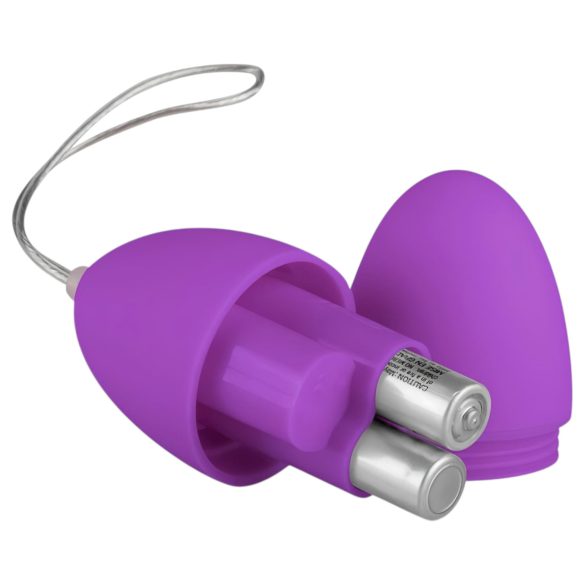 Easytoys - vibraattorimuna kaukosäätimellä 7 rytmiä violetti