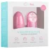 Easytoys - Vibraatiomuna kaukosäätimellä 7 rytmiä pinkki