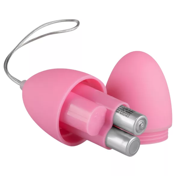 Easytoys - Vibraatiomuna kaukosäätimellä 7 rytmiä pinkki