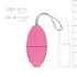 Easytoys - Vibraatiomuna kaukosäätimellä 7 rytmiä pinkki