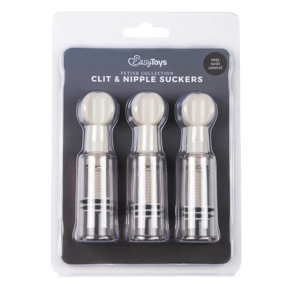 EasyToys - nänni- ja vaginapumppusetti (3 kpl)