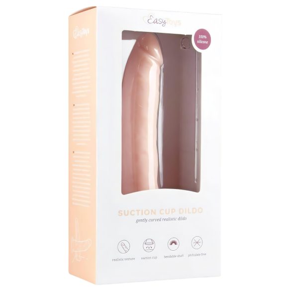 Easytoys - dildo imukupilla - silikoni 21cm - luonnollinen