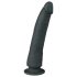 Easytoys - imukuppi 100% silikoni dildon (21 cm) - musta