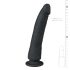 Easytoys - imukuppi 100% silikoni dildon (21 cm) - musta