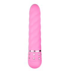 Easytoys Diamond - kierretty pinkki vibraattori