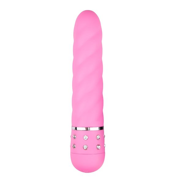 Easytoys Diamond - Kierretty Sauvavibraattori (Pinkki)