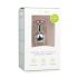 Easytoys Metal No.1 - hopeanhohtoinen anustappi vaaleanpunaisella kivellä (2,7 cm)