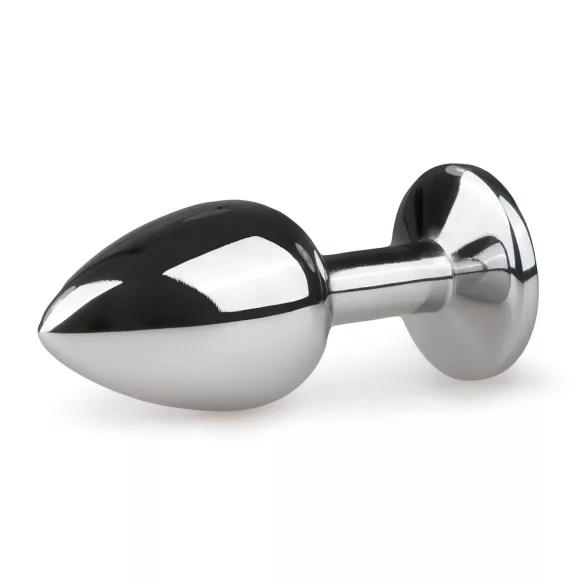 EasyToys - metallinen anustappi (hopea-valkoinen)