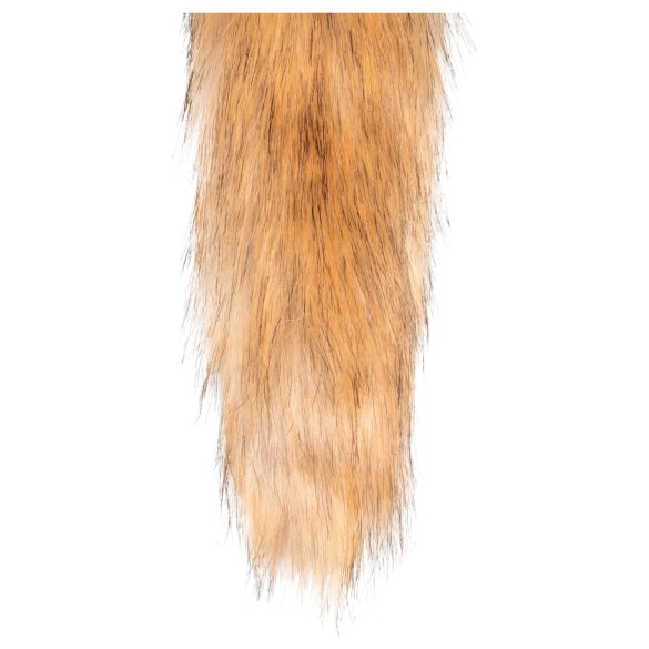 Easytoys Fox NO1 - metalli anustappi ketunhännällä - kulta-punainen