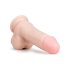 Easytoys - imukuppi, kivipallo-dildo (17,5 cm) - luonnollinen